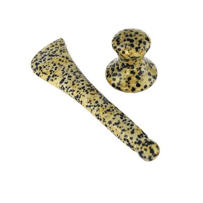 Disponibile il logo personalizzatod Pietra di massaggio a forma di fungo di giada naturale Gua Sha per il rilassamento della cura della pelle del viso e del corpo