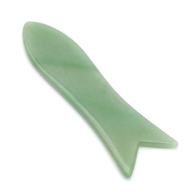 2024 Massaggio Guasha Scarping Verde Aventurine Gua Sha Board per drenaggio linfatico