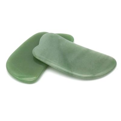 2024 Massaggio Guasha Scarping Verde Aventurine Gua Sha Board per drenaggio linfatico