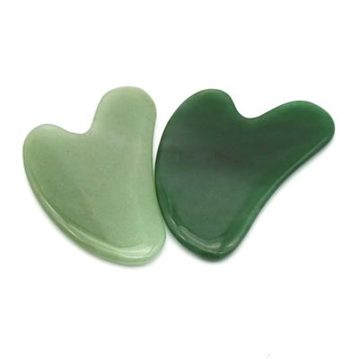 2024 Massaggio Guasha Scarping Verde Aventurine Gua Sha Board per drenaggio linfatico