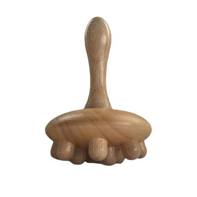 2024 Funghi Coppa Corpo Contorno Roller Linfatico Drenaggio Terapia Gua Sha Massaggiatore Punto Trigger in legno per le prestazioni
