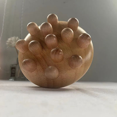 2024 Funghi Coppa Corpo Contorno Roller Linfatico Drenaggio Terapia Gua Sha Massaggiatore Punto Trigger in legno per le prestazioni