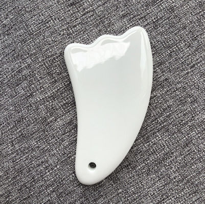 Disponibile il logo personalizzato Mini Massaggio Ceramico Gua Sha Strumento per Corpo Collo Volto Cura della Pelle Spa Facial Lifting Bellezza