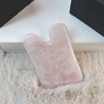 2024 Arrivi Naturale Rosa Quarzo Rosa Giada Gua Sha Massaggio pettine per capelli Massaggio Guasha Raschiatura Massaggio Testa Massaggio Faccia Massaggio Strumento