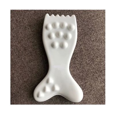 Strumento di massaggio facciale in ceramica Gua Sha Logo personalizzato Guasha Board per la pelle del viso e del corpo SPA Massaggio di terapia di agopuntura