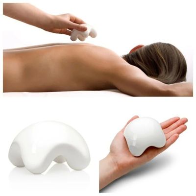 Strumento di massaggio ceramico professionale per drenaggio linfatico e terapia anti cellulite
