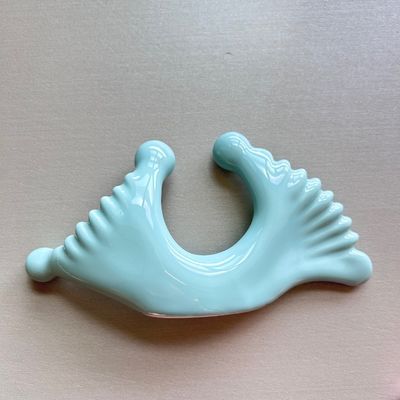 Disponibile il logo personalizzato strumento di Guasha in ceramica per il best seller Guasha massaggio facciale ritiro delle mani sollievo dopo l'esercizio