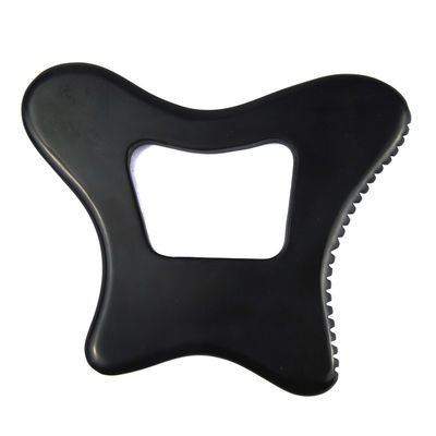 Logo personalizzato Guasha Stone Bian Stone nero Gua Sha Massaggio strumento per il rilassamento del corpo e cura della pelle
