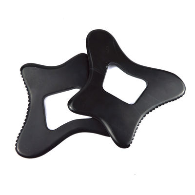 Logo personalizzato Guasha Stone Bian Stone nero Gua Sha Massaggio strumento per il rilassamento del corpo e cura della pelle