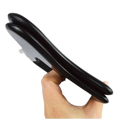 Logo personalizzato Guasha Stone Bian Stone nero Gua Sha Massaggio strumento per il rilassamento del corpo e cura della pelle