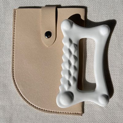Attrezzatura per il massaggio del corpo bianco per utensili in ceramica Gua Sha Guasha Stone Self Skin Care Spa Facial Lifting