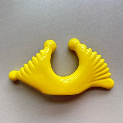 Disponibile il logo personalizzato in stile doppio massaggio della testa attrezzo ceramico Gua Sha per il corpo collo faccia cura della pelle Facial Spa