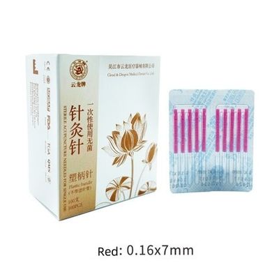 Strumenti di massaggio 100 PCS meno dolore Manico di plastica colorato Aghi di acupotomia Piccolo coltello Aglio per logo personalizzato Disponibile