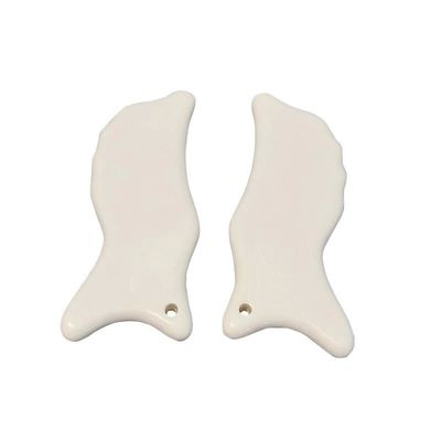 110*50mm attrezzo ceramico Guasha per la cura del corpo tabella di massaggio facciale Gua Sha per ridurre il dolore alla testa collo schiena e altro