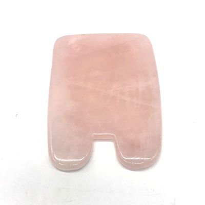 Forma di pesce Rosa Quarzo Cristallo Polvere Guasha Faccia Gua Sha Strumenti per Giada Naturale Cura Sanitaria Massaggio Cervicale