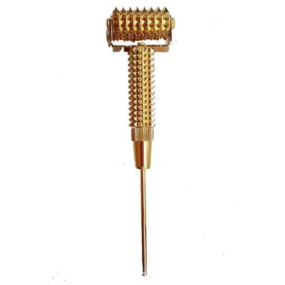 Disponibile il logo personalizzato Strumenti di massaggio di rame puro Guasha massaggiatore Acupressione punto di agopuntura Gua Sha Roller per la bellezza
