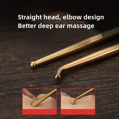Gold Function Manual Reflexology Pen for Health Care Tissue Therapy Massage Stick (Penna riflessologica manuale per la terapia dei tessuti)