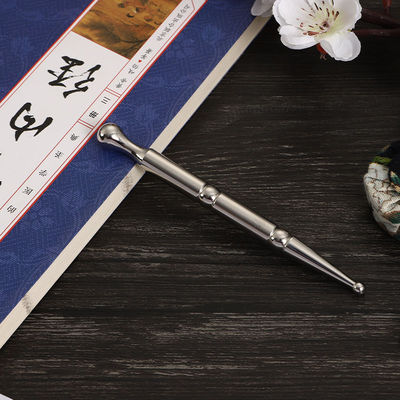 Massaggio muscolare Acciaio inossidabile Acupressione Reflessologia Pen per la cura della salute del corpo e massaggio dei tessuti bastone