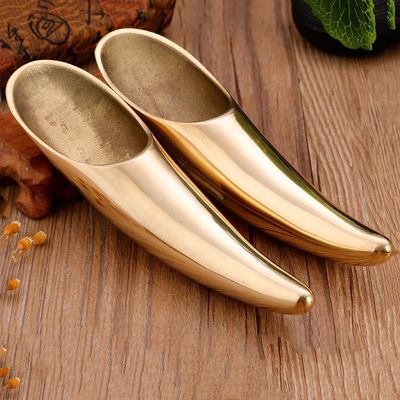 Prova il potere del Gua Sha raschiando corno strumento per il corpo ottone Guasha per massaggio muscolare viso e corpo ridurre la cellulite
