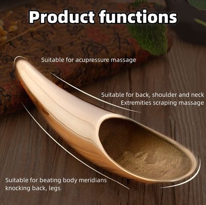 Prova il potere del Gua Sha raschiando corno strumento per il corpo ottone Guasha per massaggio muscolare viso e corpo ridurre la cellulite