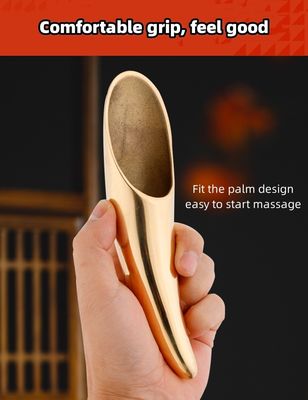 Prova il potere del Gua Sha raschiando corno strumento per il corpo ottone Guasha per massaggio muscolare viso e corpo ridurre la cellulite