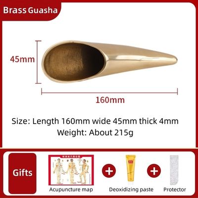 Prova il potere del Gua Sha raschiando corno strumento per il corpo ottone Guasha per massaggio muscolare viso e corpo ridurre la cellulite
