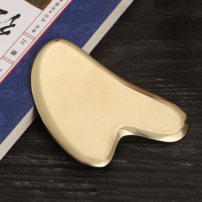 Muscoli del corpo Strumenti di raschiatura in ottone per massaggio facciale Detox Cura della salute Rame GuaSha Tavola sollievo stanchezza massaggiatore per la cellulite