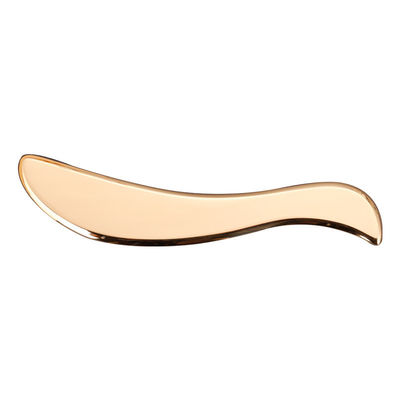 Massaggio del corpo Kit di attrezzi Gua Sha Piastra di ottone di raschiatura Massaggio a forma concava Tavola per collo e gambe