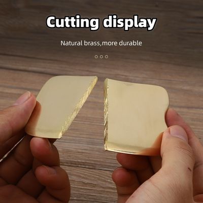 Acciaio in ottone Gua Sha Acciaio in rame Guasha Scraping Massage Tool per massaggio muscolare Scar tissue Tool IASTM Tools Fascia Scraper