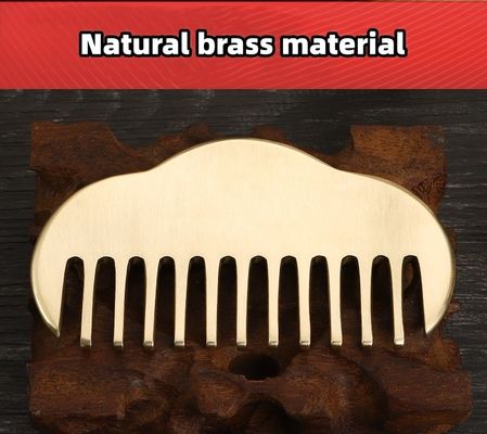 Strumento di raschiatura del Guassha Faciale 100% pettine in ottone Gua Sha per migliorare la circolazione sanguigna e il massaggio