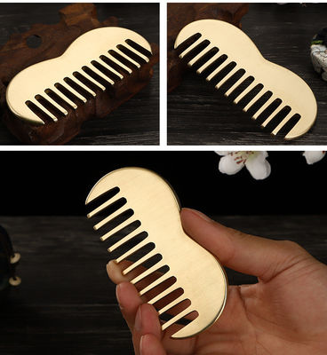 Brass Gua Sha Scalp Massage Comb Prodotti popolari 2024 Rame Guasha Punto di acupressione Massaggiatore Strumento di raschiatura Apparecchiatura