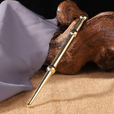 Disponibile il logo personalizzatod Manicopa in ottone 2024 stile rame occhio orecchio Gua Sha massaggio bastoncino per acupoint importato