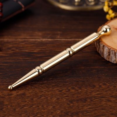 Proba del corpo in metallo Acupressione stiletto penna avanzata di ottone massaggiatore acupuntura terapia orecchio per il massaggio del corpo