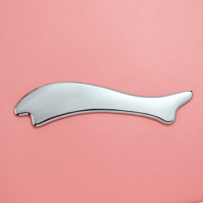 Massaggio muscolare Logo personalizzato Massaggiatore Prodotti in acciaio inossidabile 304 Guasha Strumento Cuore Forma Gua Sha Acciaio inossidabile