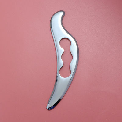 Massaggio muscolare Logo personalizzato Massaggiatore Prodotti in acciaio inossidabile 304 Guasha Strumento Cuore Forma Gua Sha Acciaio inossidabile