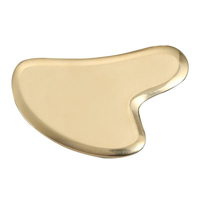 Massaggiatore Corpo Forma Cuore In ottone naturale Metallo Gua Sha Scraping Board per massaggio meridiano e massaggio muscolare