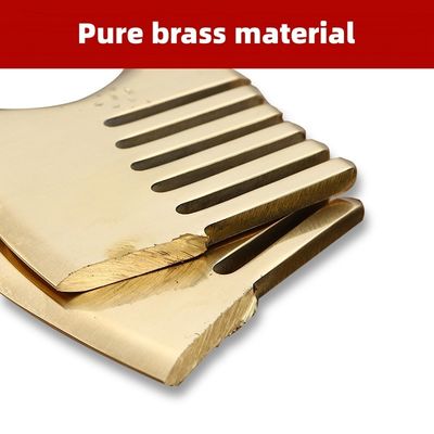 Massaggio muscolare Oro Gua Sha Board Strumento per ottone naturale Guasha Pietra Testa massaggiatore capelli Salute cura salone di bellezza strumento