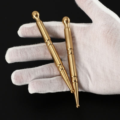 Strumento di massaggio per il corpo intero di ottone di rame manuale di reflexologia di acupressione Penna per la cura della salute del corpo bastone di agopuntura