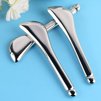 Acciaio inossidabile Gua Sha Massage Wand 304 Guasha Stick Forma cucchiaio metallico per massaggi muscolari facciale e corporeo