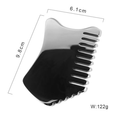 Attrezzature per massaggi a testa Strumenti per massaggi personalizzati Massaggi a rulli Massaggio del viso Combine Guasha in metallo 304 in acciaio inossidabile