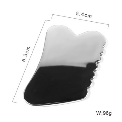 Attrezzature per massaggi a testa Strumenti per massaggi personalizzati Massaggi a rulli Massaggio del viso Combine Guasha in metallo 304 in acciaio inossidabile