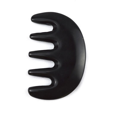 Massaggiatore Corporeo Pietra Bian Nera Naturale Gua Sha Raschiatura pettine Guasha Faciale Massaggio Corpo Spa Strumento di cura della pelle Strumento di salone di bellezza
