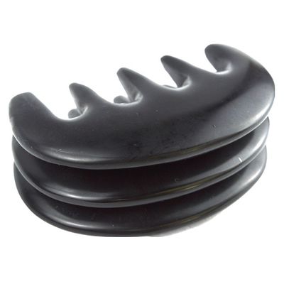 Massaggiatore Corporeo Pietra Bian Nera Naturale Gua Sha Raschiatura pettine Guasha Faciale Massaggio Corpo Spa Strumento di cura della pelle Strumento di salone di bellezza