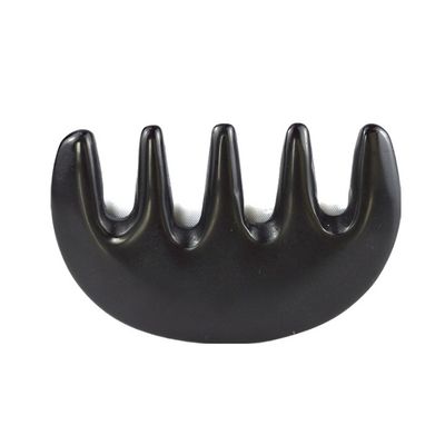 Massaggiatore Corporeo Pietra Bian Nera Naturale Gua Sha Raschiatura pettine Guasha Faciale Massaggio Corpo Spa Strumento di cura della pelle Strumento di salone di bellezza