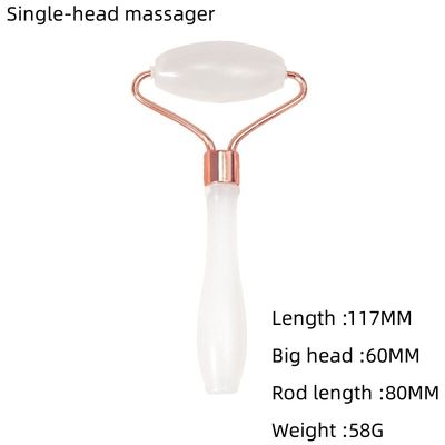 Massaggio muscolare Afgano Bianco Giada Roller E Gua Sha Set Per Massaggio Corporeo Con Giada Naturale Guasha Pietra