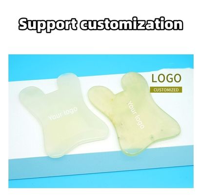 Xiuyan Jade Massage Comb Guasha Comb Guasha Scraping Scalp Comb Strumenti di massaggio verdi per il massaggio