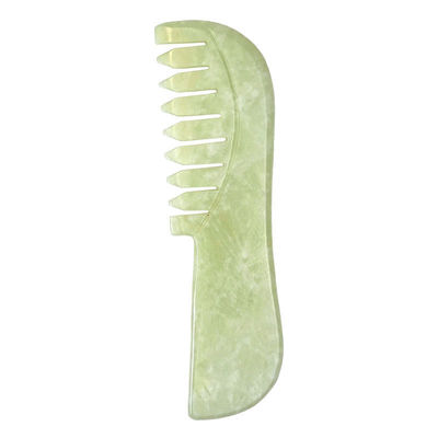 Fornitura Green Scraping Giada Gua Sha Pietra Massaggio Capelli Facciali Guasha Comb Strumenti Xiuyu Comb con Logo personalizzato Disponibiled