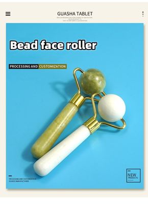 Attrezzatura per massaggi Forme sferiche personalizzate Strumento a rulli Gua Sha per raschiare il viso Prodotti a rulli di massaggio Guasha