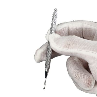 Attrezzatura per il massaggio corporeo Pressione dell'orecchio argento Punto di massaggio di agopuntura Sonda di rilevamento auricolare Penna a bastone Cura dell'orecchio Cura della salute