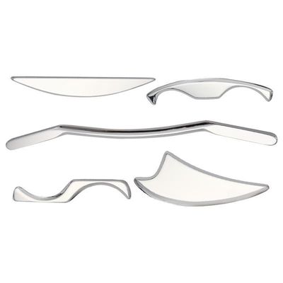 Attrezzatura di massaggio in ottone 2024 Acciaio inossidabile Gua Sha Long Bar Metallo Guasha Strumento di raschiatura per muscoli e tessuti